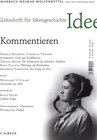 Buchcover Zeitschrift für Ideengeschichte Heft III/1 Frühjahr 2009: