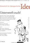 Buchcover Zeitschrift für Ideengeschichte Heft III/2 Sommer 2009: Unterwerft euch!