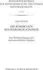 Buchcover Die römischen Solidarobligationen