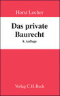 Buchcover Das private Baurecht