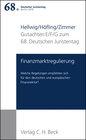 Buchcover Verhandlungen des 68. Deutschen Juristentages Berlin 2010 Bd. I: Gutachten Teil E/F/G: Finanzmarktregulierung