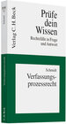 Buchcover Verfassungsprozessrecht