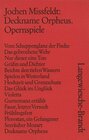 Buchcover Deckname Orpheus