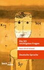Buchcover Die 101 wichtigsten Fragen: Deutsche Sprache