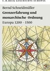 Buchcover Grenzerfahrung und monarchische Ordnung