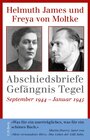 Buchcover Abschiedsbriefe Gefängnis Tegel