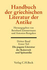 Buchcover Handbuch der griechischen Literatur der Antike Bd. 3: Die pagane Literatur der Kaiserzeit und Spätantike