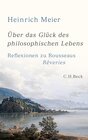 Buchcover Über das Glück des philosophischen Lebens