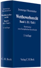 Buchcover Wettbewerbsrecht / Wettbewerbsrecht Band 1: EU/Teil 1