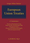 Buchcover European Union Treaties