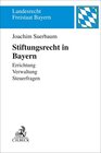Buchcover Stiftungsrecht in Bayern