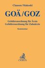 Buchcover GOÄ / GOZ