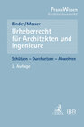 Buchcover Urheberrecht für Architekten und Ingenieure