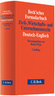 Buchcover Beck'sches Formularbuch Zivil-, Wirtschafts- und Unternehmensrecht: Deutsch-Englisch