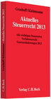 Buchcover Aktuelles Steuerrecht 2013