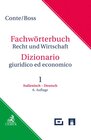 Buchcover Fachwörterbuch Recht und Wirtschaft Band 1: Italienisch - Deutsch