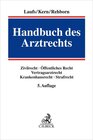 Buchcover Handbuch des Arztrechts