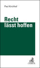 Buchcover Recht lässt hoffen