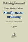 Buchcover Strafprozessordnung