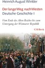 Buchcover Der lange Weg nach Westen - Deutsche Geschichte I