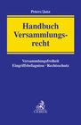 Buchcover Handbuch Versammlungsrecht