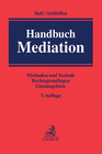 Buchcover Handbuch Mediation