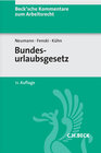 Buchcover Bundesurlaubsgesetz