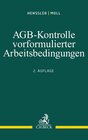 Buchcover AGB-Kontrolle vorformulierter Arbeitsbedingungen