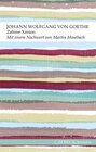 Buchcover Zahme Xenien