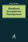 Buchcover Handbuch Europäischer Patentprozess