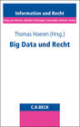Buchcover Big Data und Recht