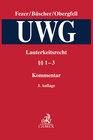 Buchcover Lauterkeitsrecht, Kommentar zum Gesetz gegen den unlauteren Wettbewerb (UWG) Band 1