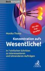 Buchcover Konzentration aufs Wesentliche!