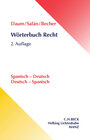 Buchcover Wörterbuch Recht