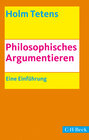 Buchcover Philosophisches Argumentieren