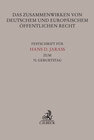 Buchcover Das Zusammenwirken von deutschem und europäischem Öffentlichen Recht