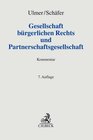 Buchcover Gesellschaft bürgerlichen Rechts und Partnerschaftsgesellschaft