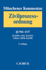 Buchcover Münchener Kommentar zur Zivilprozessordnung Bd. 3: §§ 946-1117, EGZPO, GVG, EGGVG, UKlaG, Internationales und Europäisch