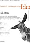 Buchcover Zeitschrift für Ideengeschichte Heft IV/2 Sommer 2010: Idioten