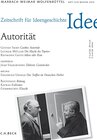 Buchcover Zeitschrift für Ideengeschichte Heft IV/4 Winter 2010: Autorität