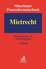Buchcover Münchener Prozessformularbuch Bd. 1: Mietrecht