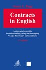 Buchcover Contracts in English