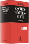 Buchcover Rechtswörterbuch