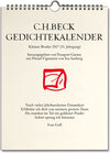 Buchcover C.H. Beck Gedichtekalender