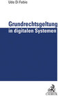 Buchcover Grundrechtsgeltung in digitalen Systemen