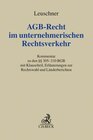 Buchcover AGB-Recht im unternehmerischen Rechtsverkehr