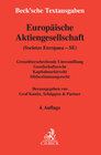 Buchcover Europäische Aktiengesellschaft (Societas Europaea - SE)