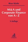 Buchcover M&A und Corporate Finance von A-Z