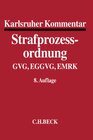Buchcover Karlsruher Kommentar zur Strafprozessordnung