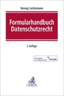Buchcover Formularhandbuch Datenschutzrecht
